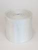 4 inch by 50 yard roll of fiberglass tape with selvage edges. Plain weave.