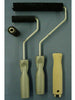 Bristle rollers for fiberglass work