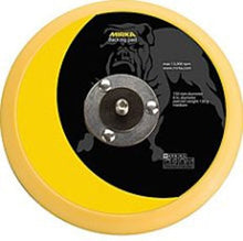 6 inch Mirka Grip Faced Backup Pad 5/16 diameter. For Mirlon discs.